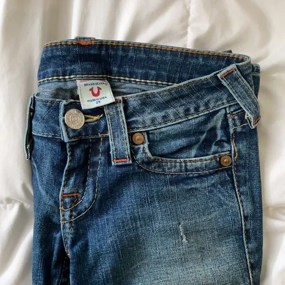 Size 25 True Religion Jeans. - Picture 5 of 5